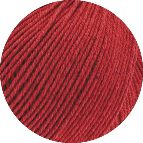 REST LOT ! Cool Wool Mélange (GOTS) - 115 - Rød - lot 6100